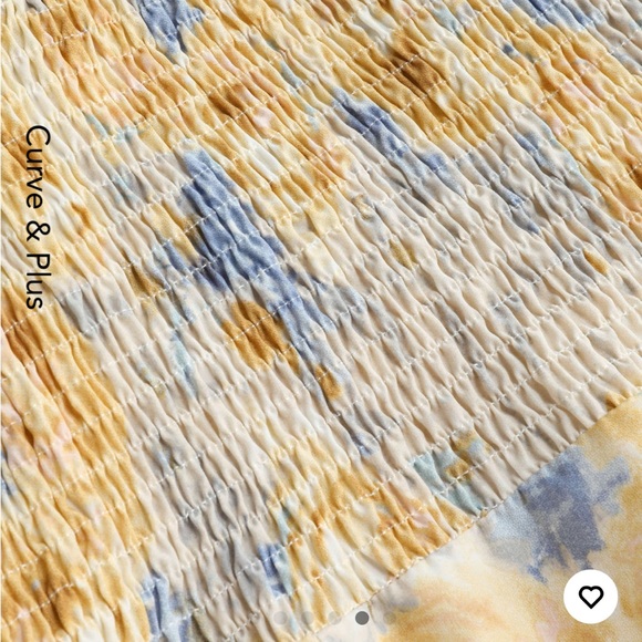 Curve & Plus Illusion Floral Ruched Midi Dress - Picture 5 of 5